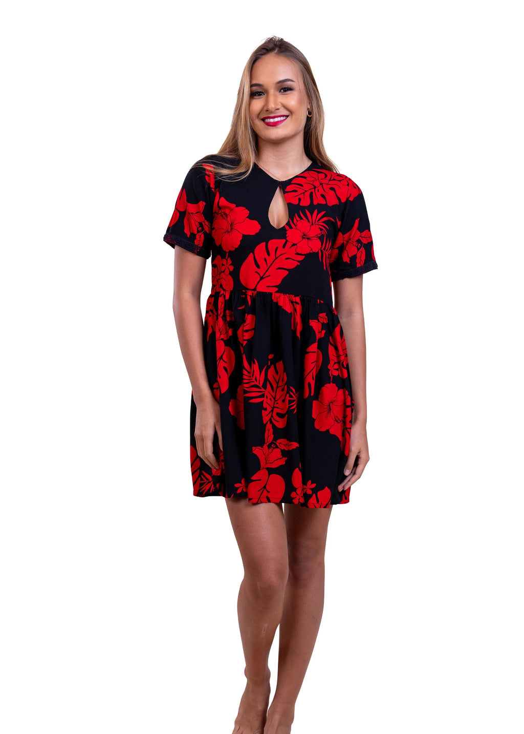 Robe Maia courte femme polynésienne Bamboo Kultur