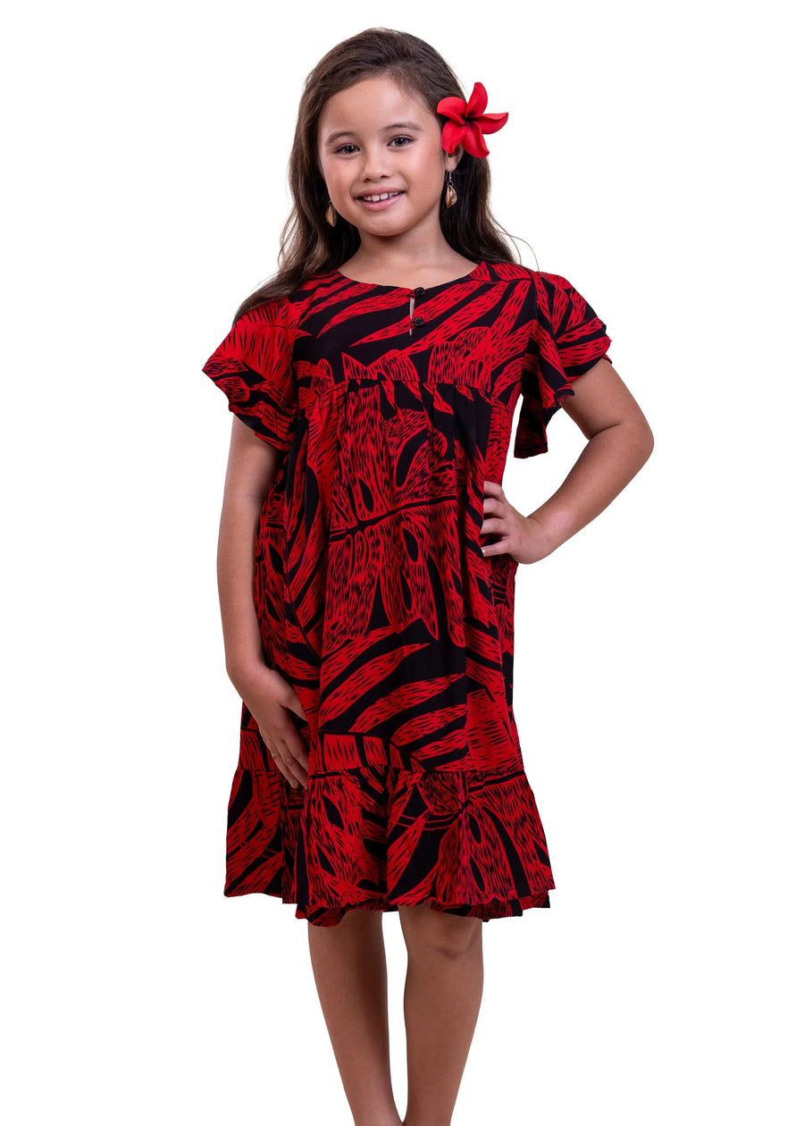 Robe pareo petite fille Mahine polynésienne Bamboo Kultur
