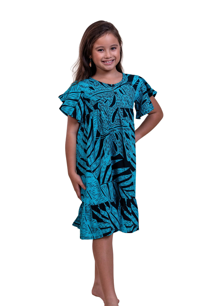 Robe pareo petite fille Mahine polynésienne Bamboo Kultur