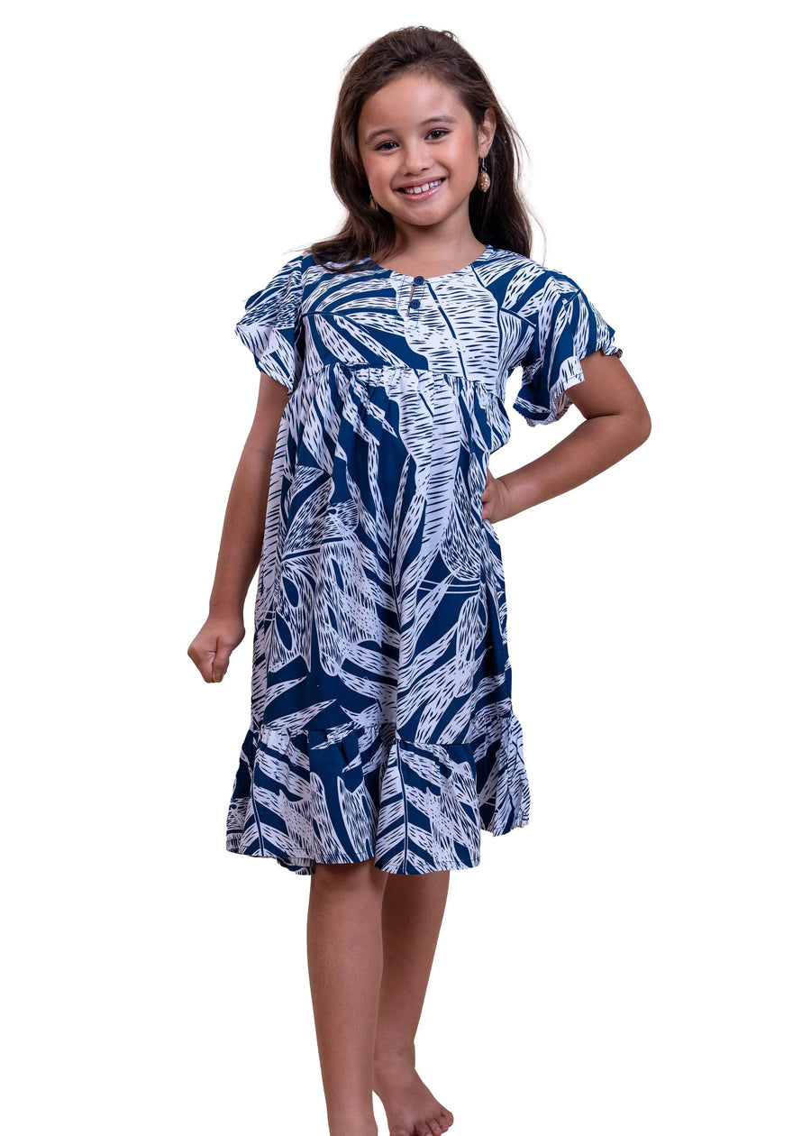 Robe pareo petite fille Mahine polynésienne Bamboo Kultur