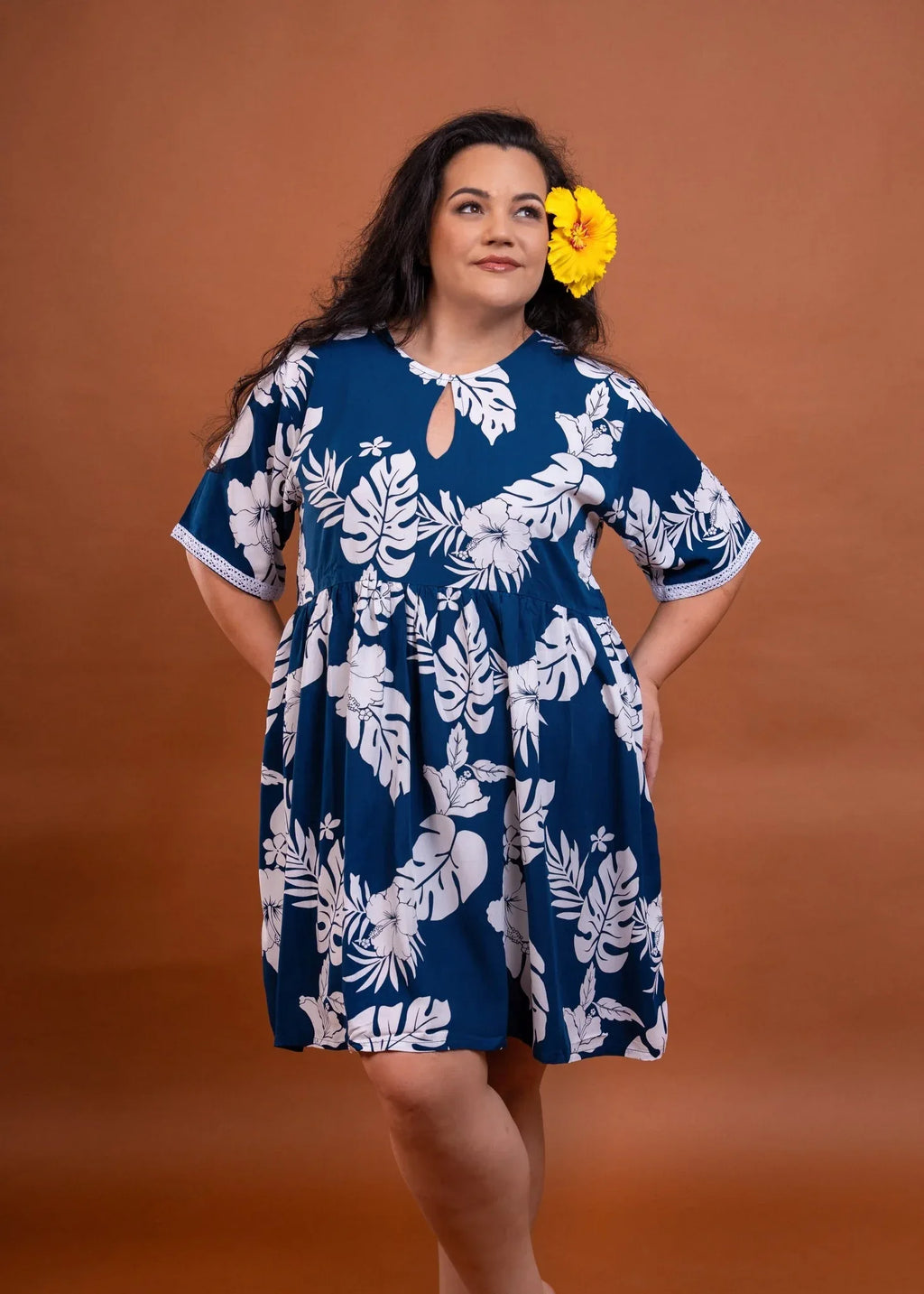 Robe Maia courte femme polynésienne Bamboo Kultur