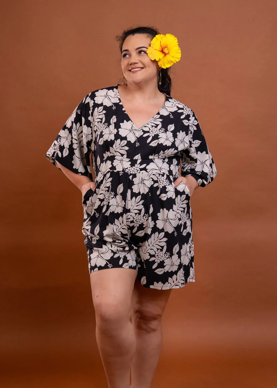 Combi-short classique femme polynésienne Bamboo Kultur