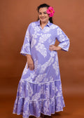 Robe Herehia longue femme polynésienne Bamboo Kultur