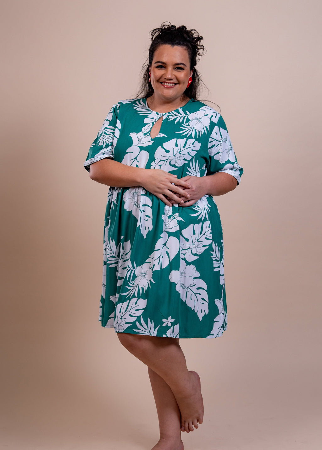 Robe Maia courte femme polynésienne Bamboo Kultur