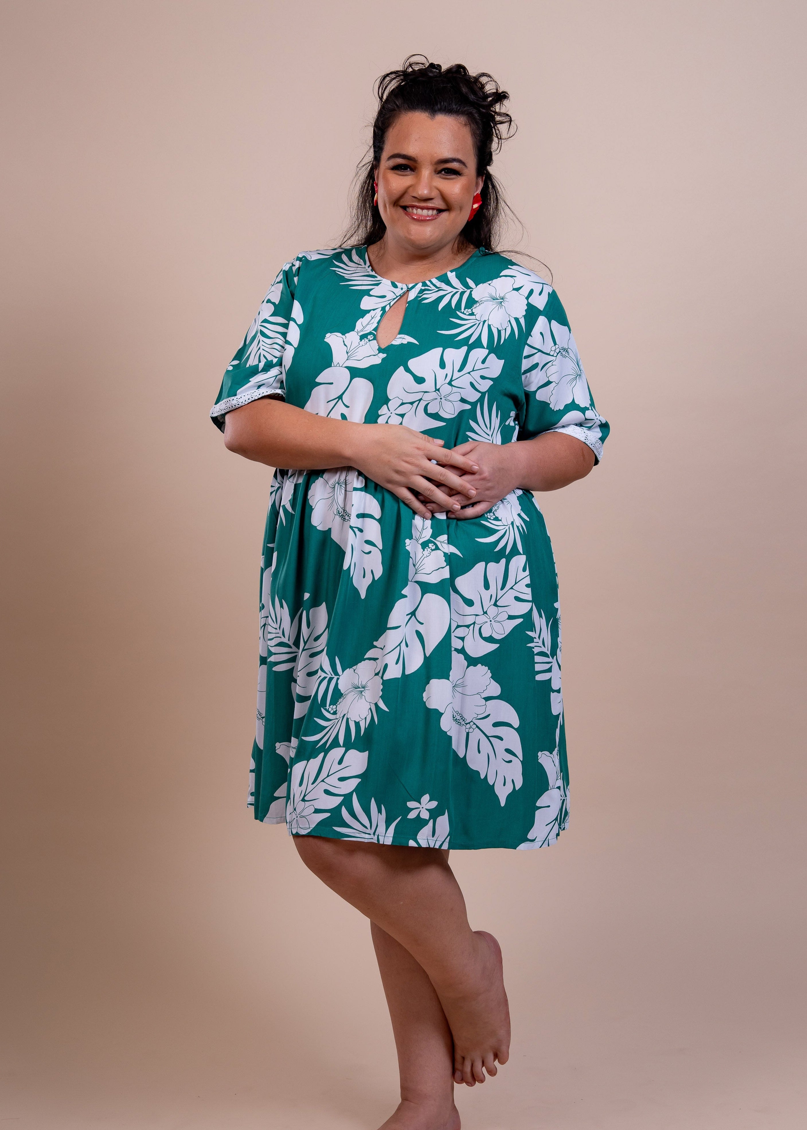 Robe Maia courte femme polynésienne Bamboo Kultur