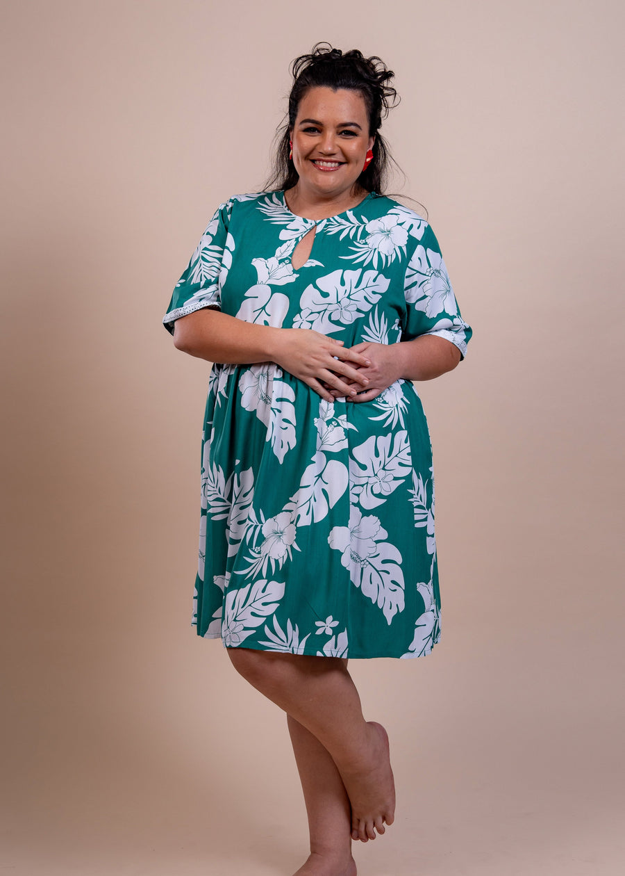 Robe Maia courte femme polynésienne Bamboo Kultur