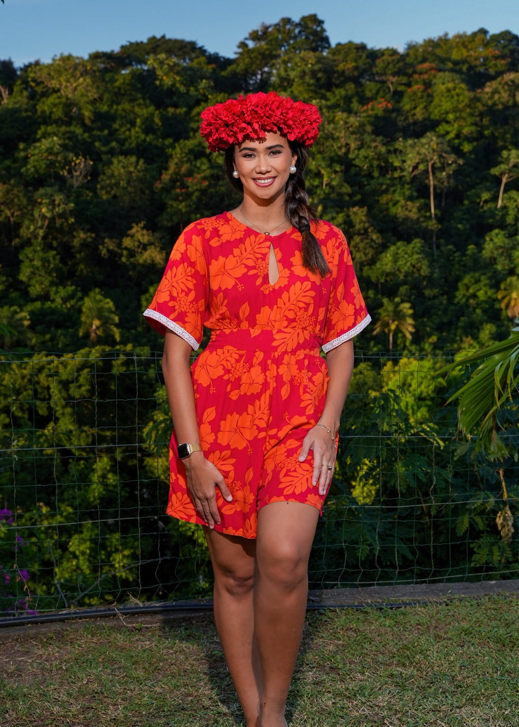 Combi-short Maia femme polynésienne Bamboo Kultur